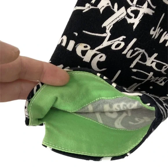 VINTAGE 90/Y2k graffiti print long sleeve pencil Dress - Picture 6 of 16